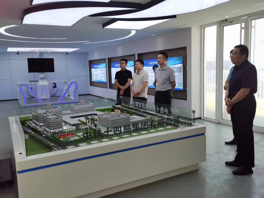 孙吓茁带队到山东种业集团调查进建