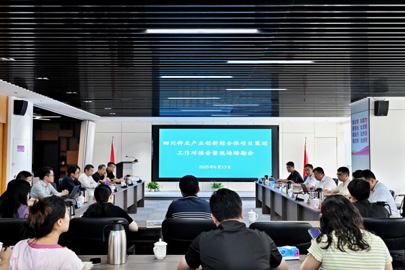 集团进杏装四川种业产业创新综合体项目”策动规划现场踏勘工作会