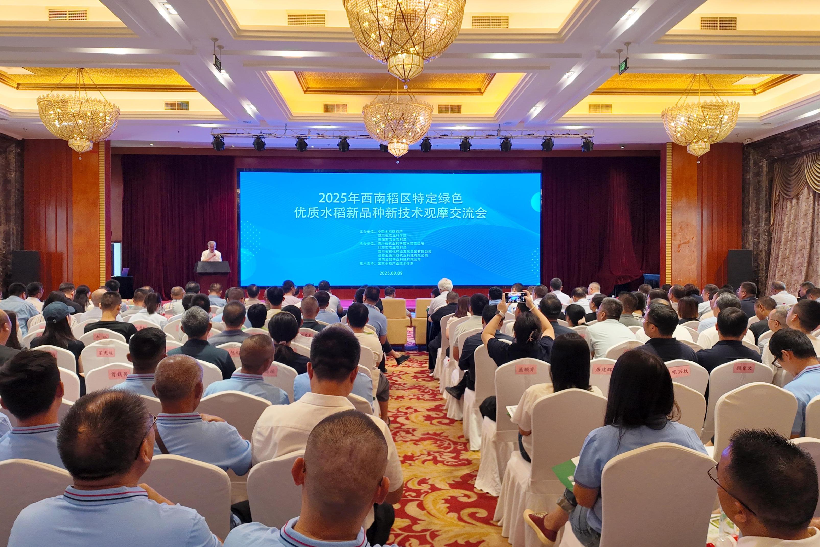 种芯农业公司获“安两优2号”等低镉水稻种类四川地域独家开发权